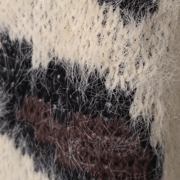 Umgee Leopard Knit Cardigan  Distressed Edges – Size Large – NWOT - Picture 6 of 9
